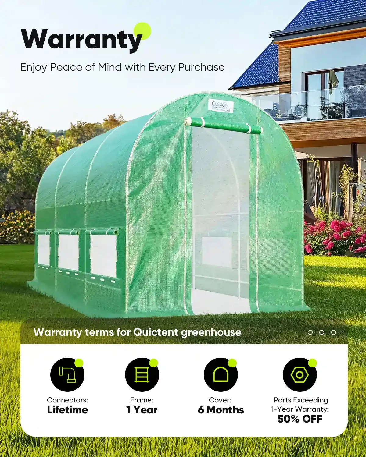 12' x 7' x 7' Tunnel Greenhouse