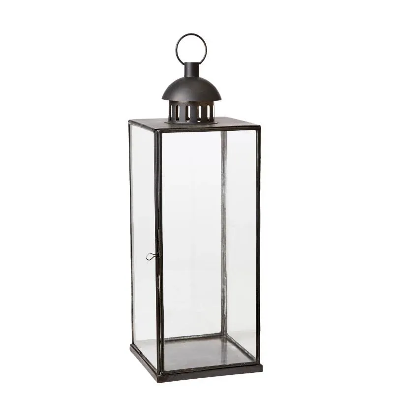 Antiqued Metal Albi Lantern - Three Sizes