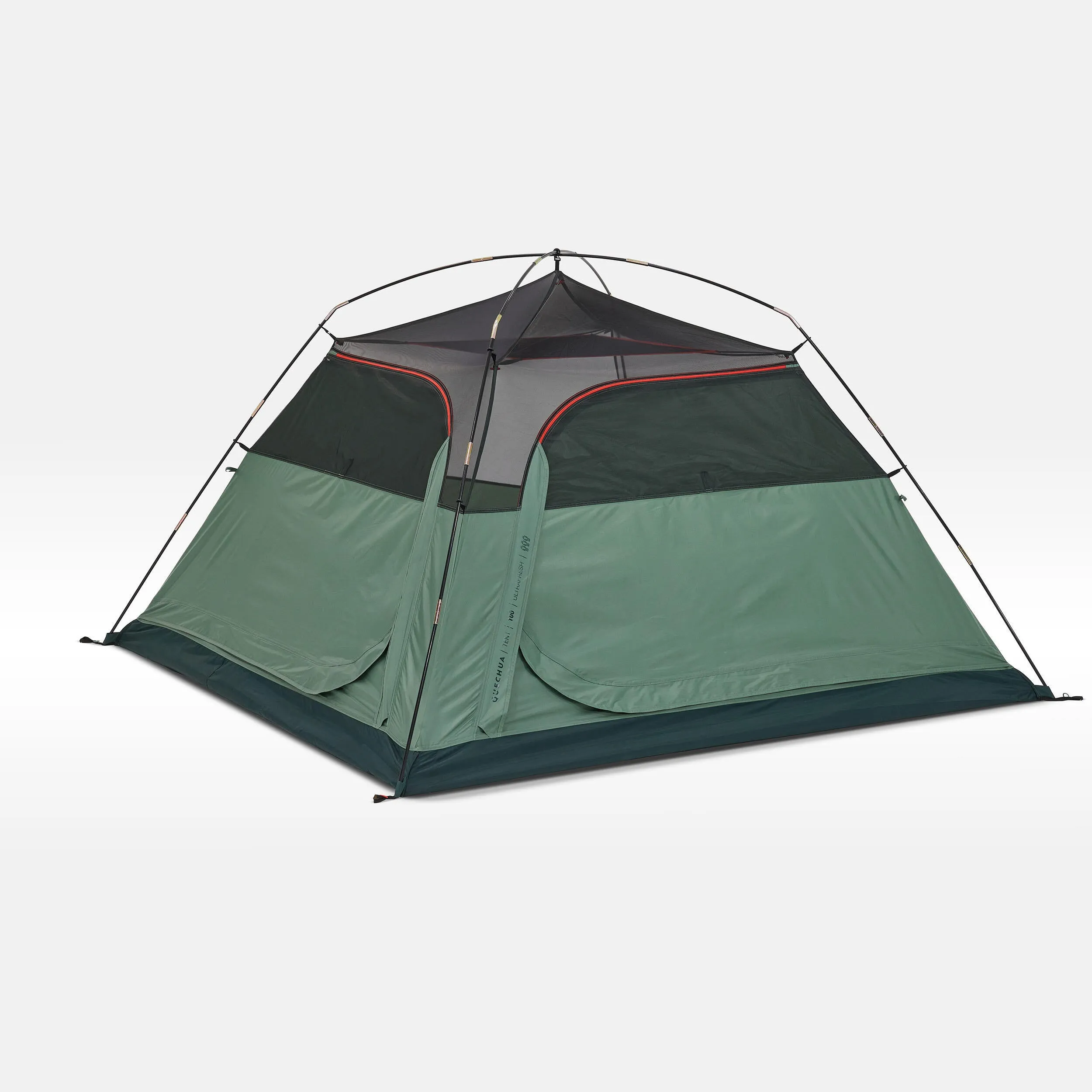 Camping tent 3-person Quechua Ultrafresh MH100, green