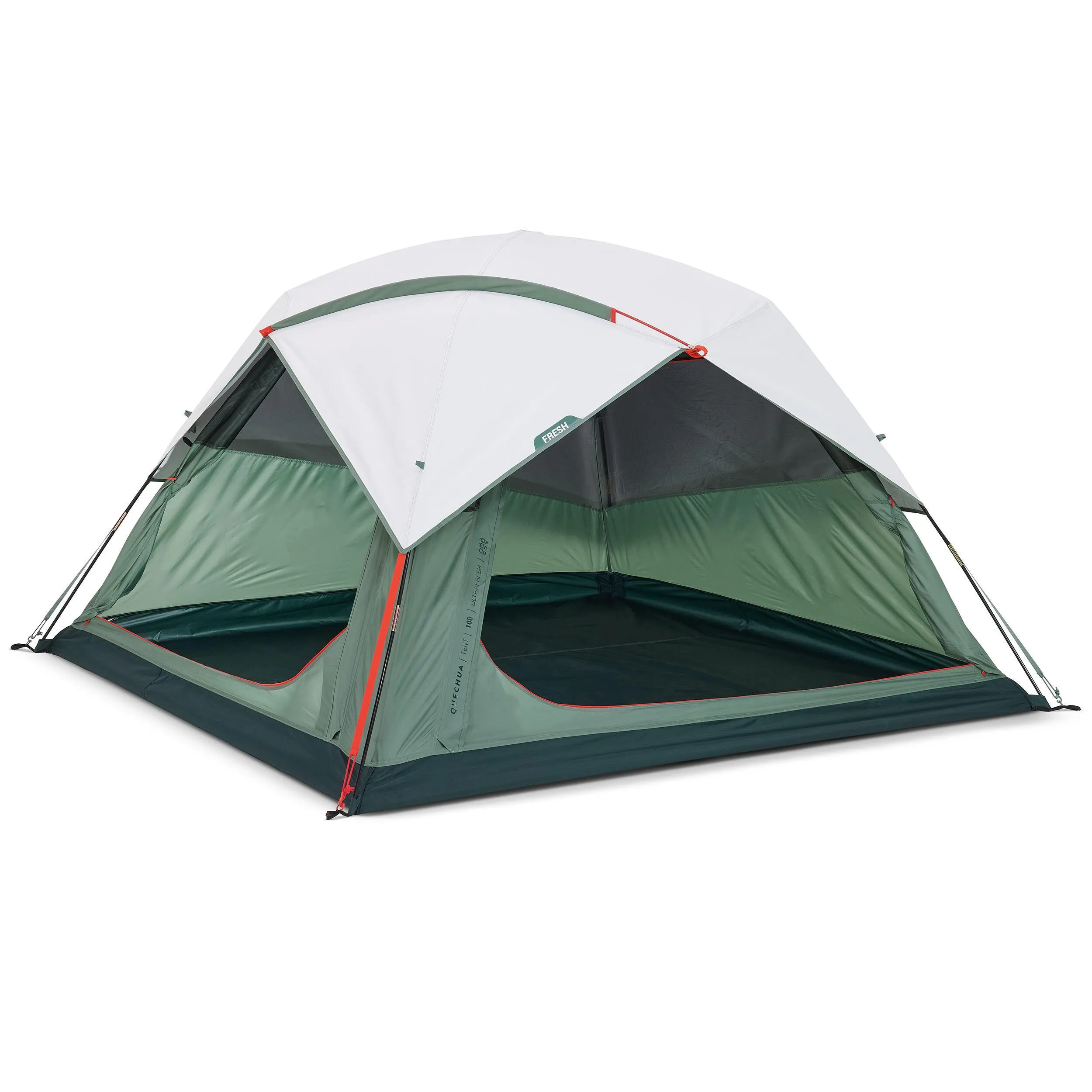 Camping tent 3-person Quechua Ultrafresh MH100, green