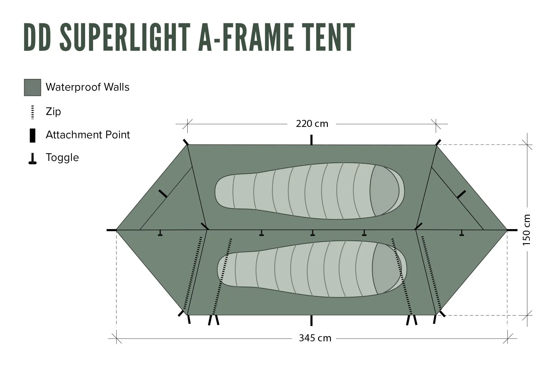 DD SuperLight - A-Frame Tent