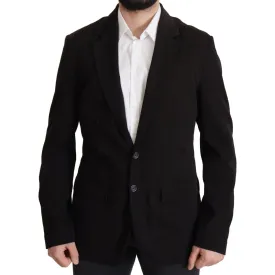 Dolce & Gabbana Elegant Virgin Wool Single Breasted Jacket