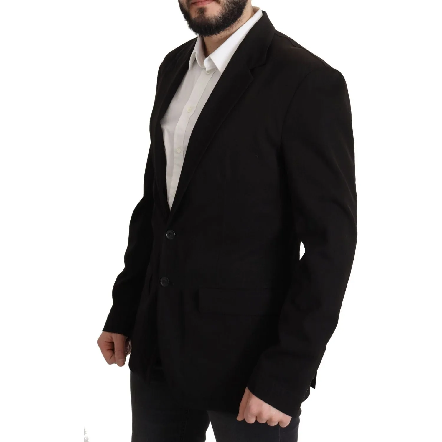 Dolce & Gabbana Elegant Virgin Wool Single Breasted Jacket