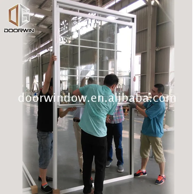 DOORWIN 2021Factory direct price small double hung windows sliding window designs with grills single or