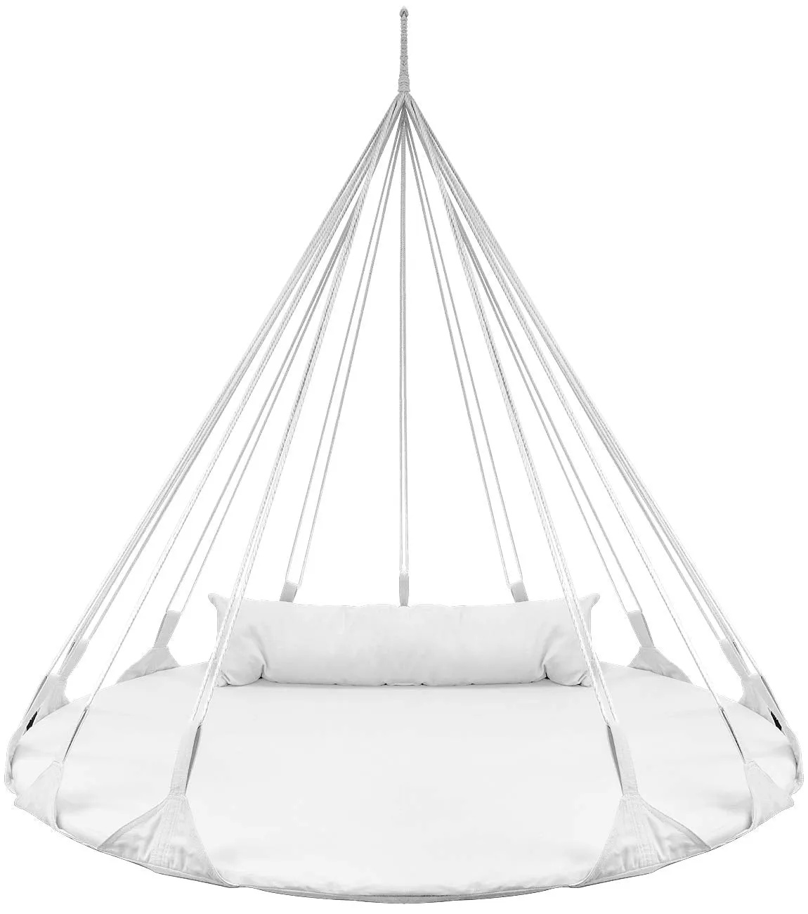 Double Hammock Daybed Saucer Style Lounger Swing - Sorbus