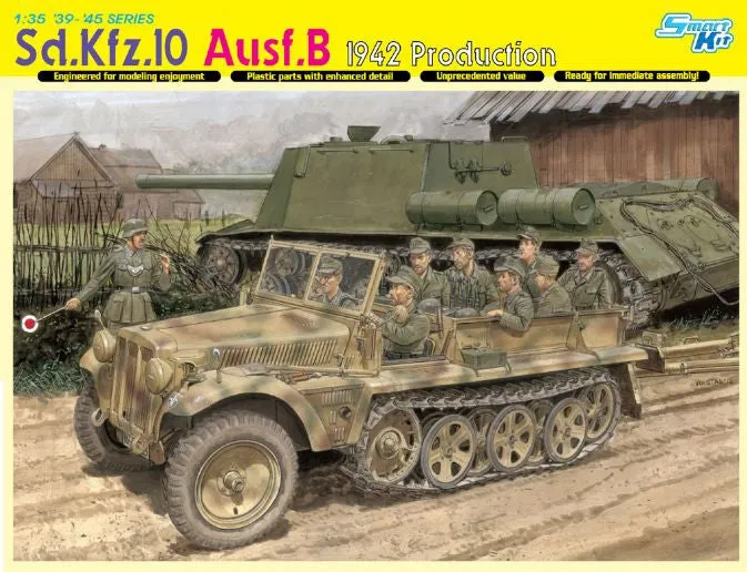 Dragon 1/35 Sd.Kfz.10 Ausf.B 1942 Production | 6731