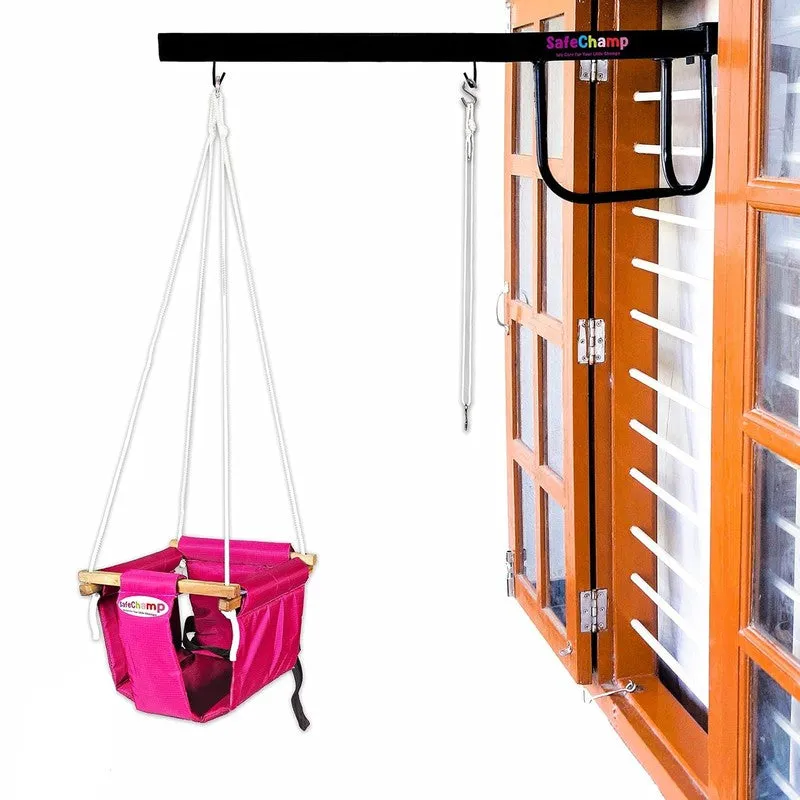 Ducky Baby Swing Seat - Hanging Indoor Swing for Kids | Used for Indoor Playground With Window Hanging Rod