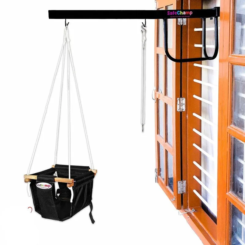 Ducky Baby Swing Seat - Hanging Indoor Swing for Kids | Used for Indoor Playground With Window Hanging Rod