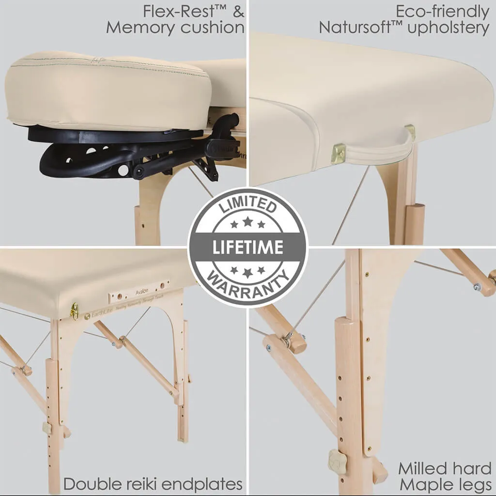 Earthlite Avalon XD Manual Tilt Top Massage Table Package