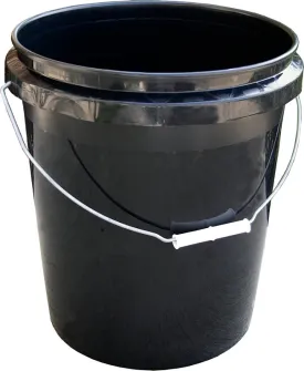 ENCORE Plastics 250003 Paint Pail, 5 gal Capacity, Plastic, Black :EA: QUANTITY: 1