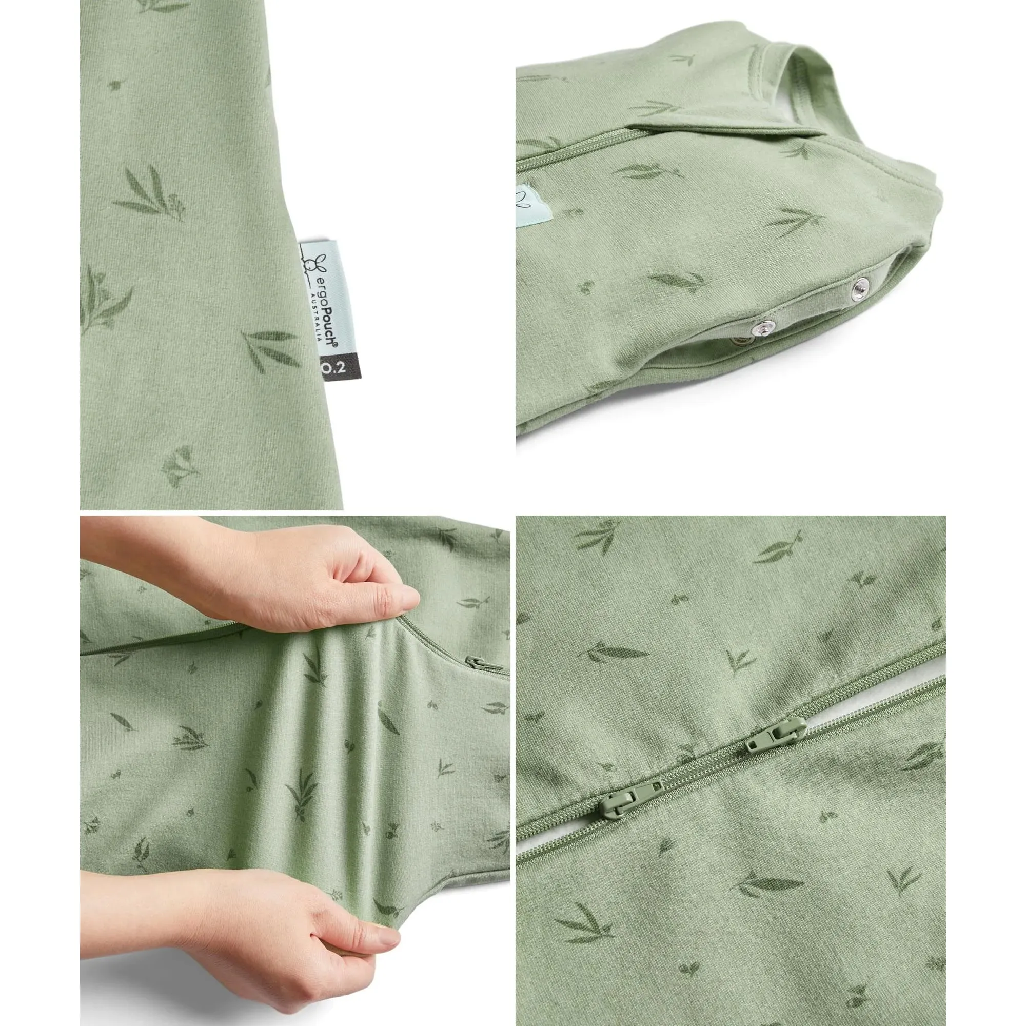 ergoPouch Cocoon Swaddle Bag 0.2 Tog - Dragonflies