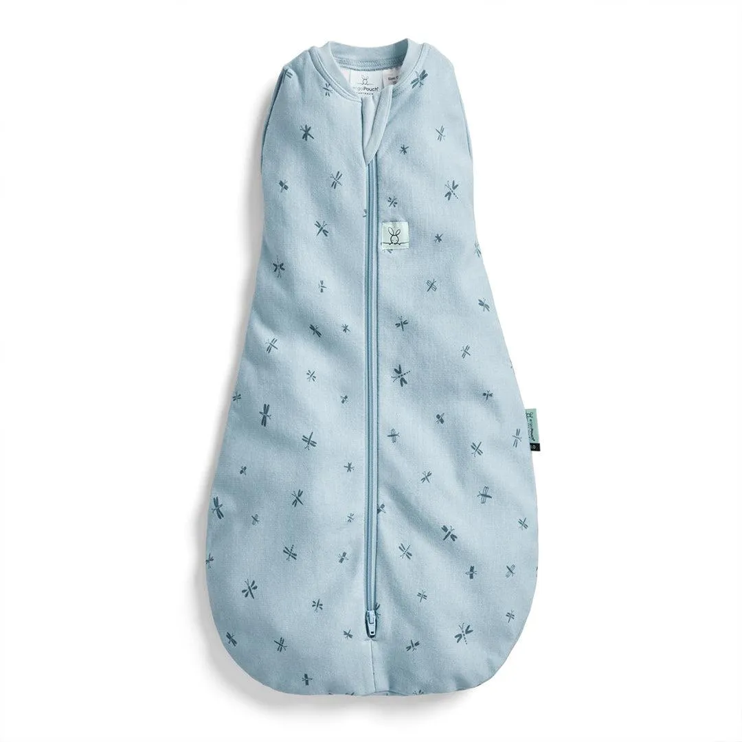 ergoPouch Organic Summer Cocoon Swaddle Sleeping Bag - 0.2 Tog - Dragonfly