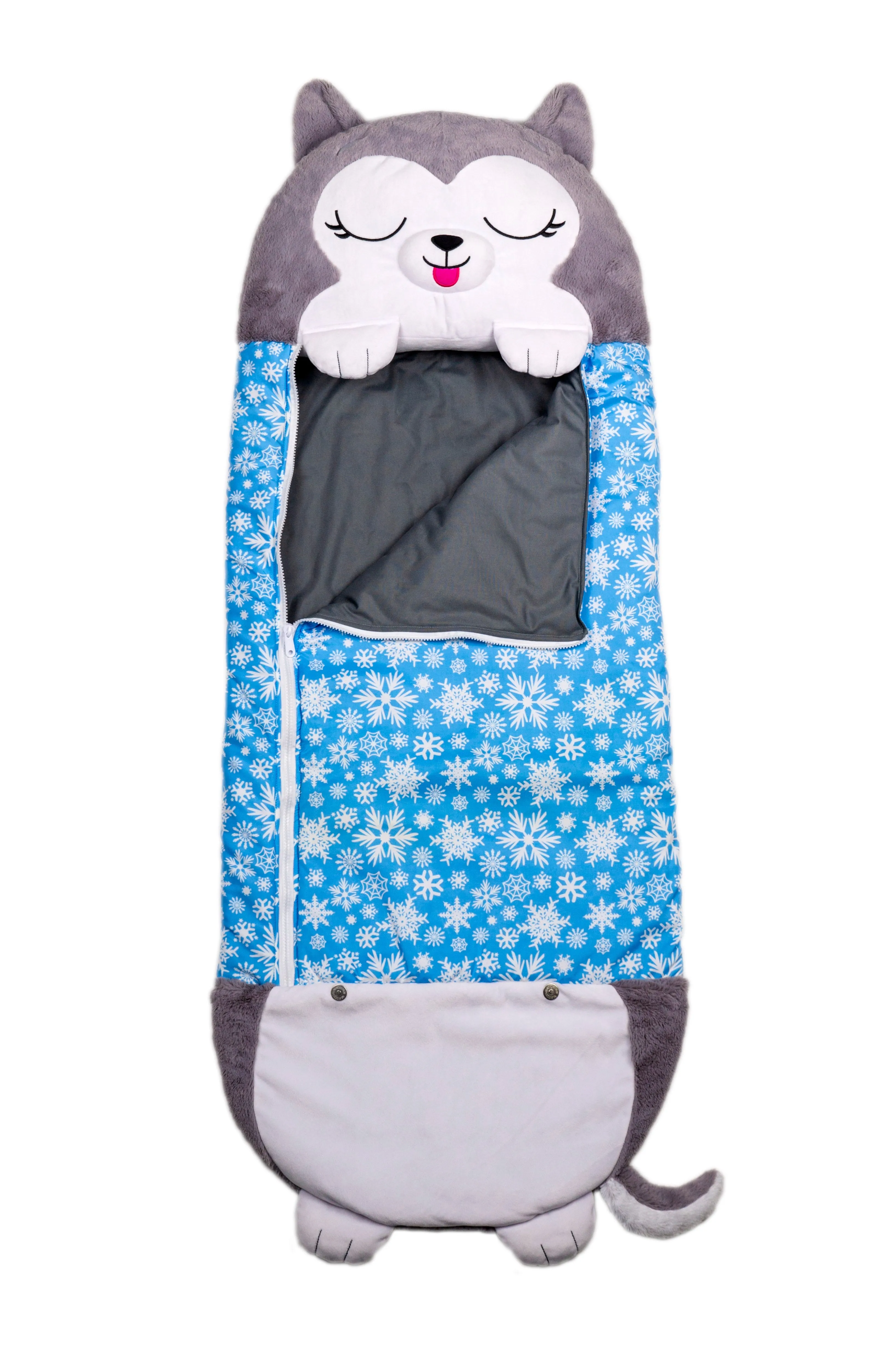 Happy Nappers 50.8cm X 137.16cm Kodiak The Grey Husky