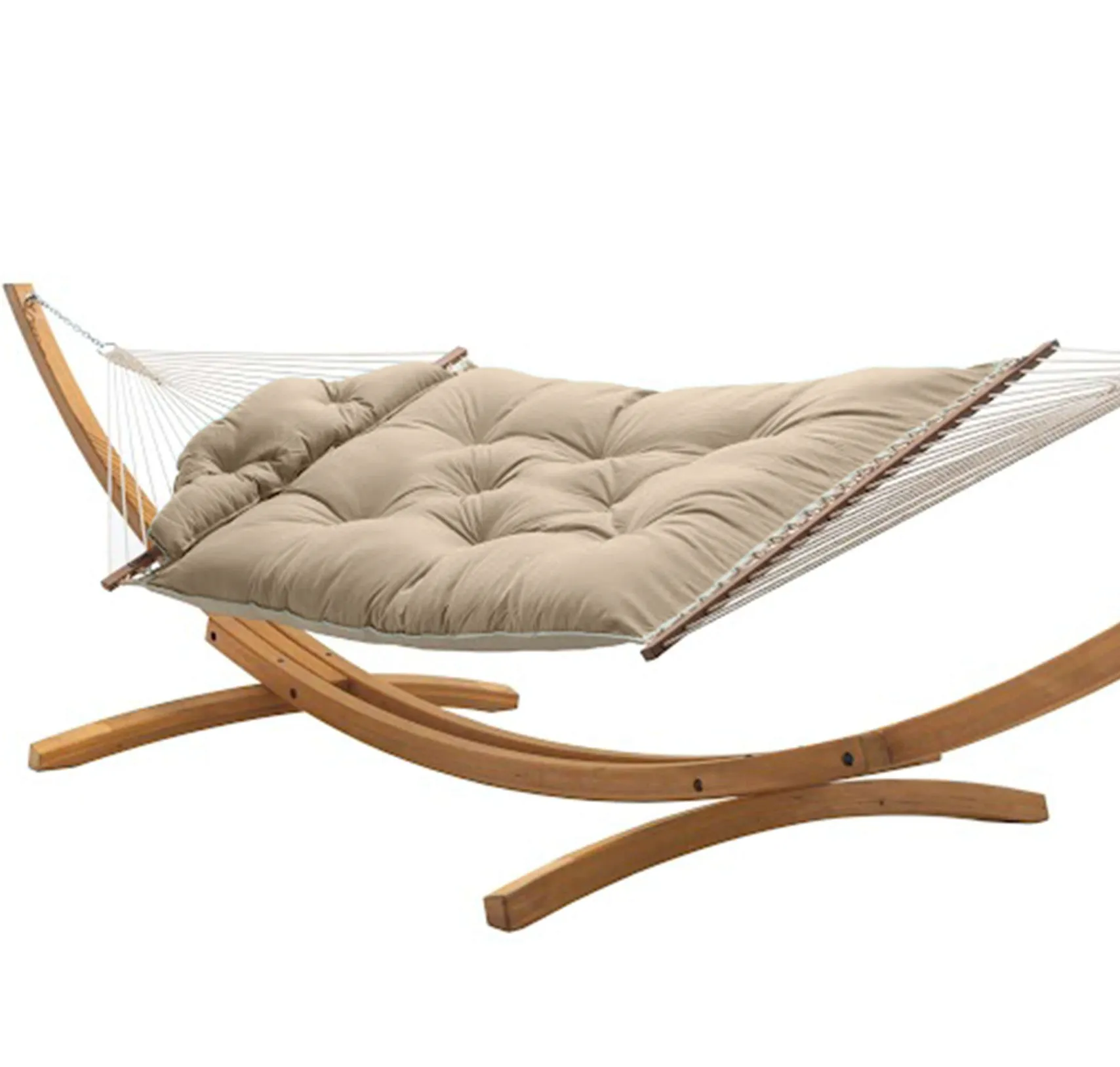 Hatteras Hammock Large Tufted Hammock - Sunbrella Cast Ash