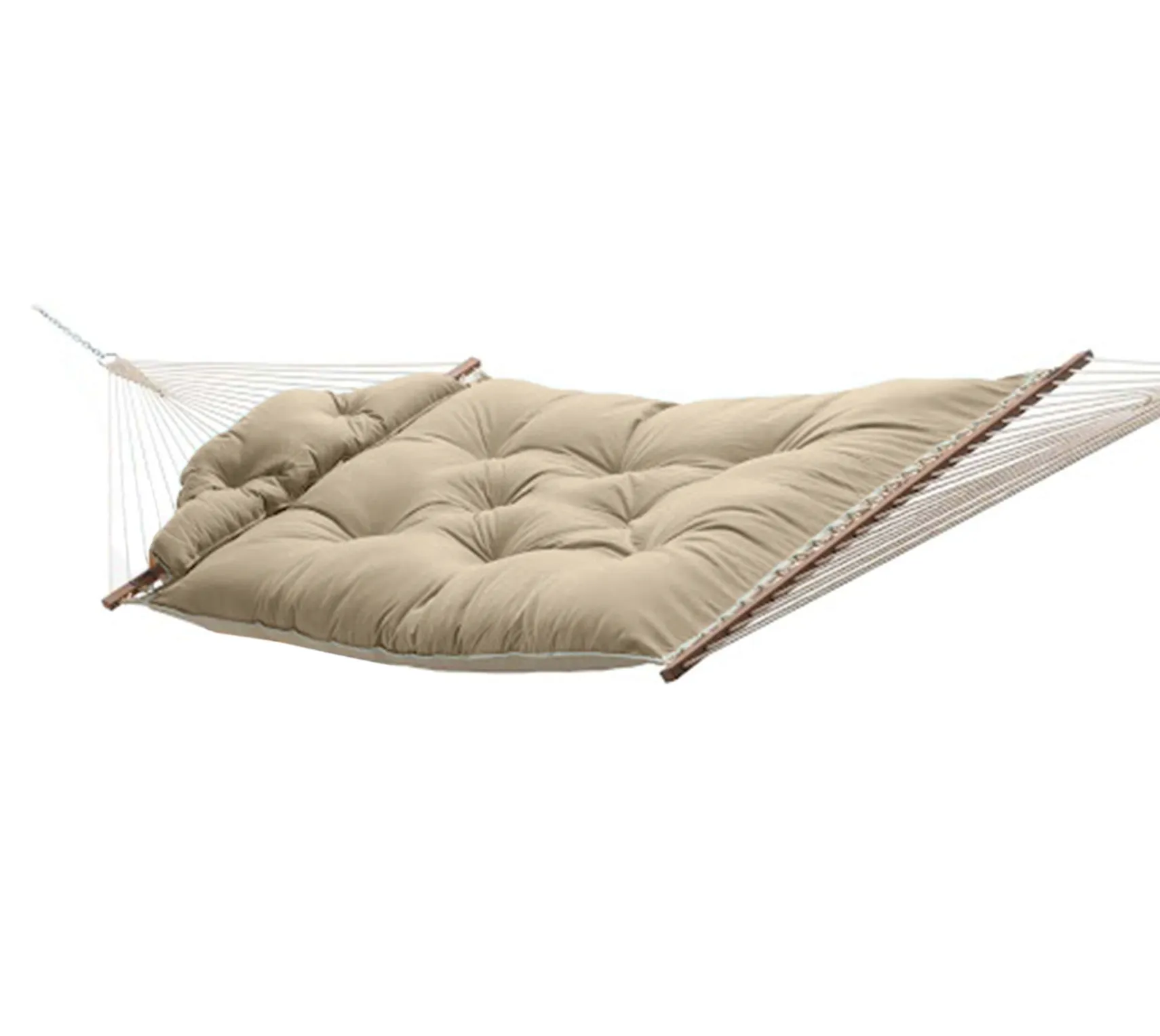 Hatteras Hammock Large Tufted Hammock - Sunbrella Cast Ash