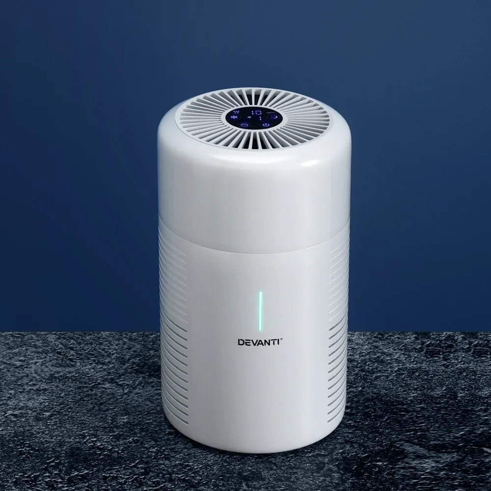 HEPA Air Purifier, Dust Sensor, Child-Lock - Devanti