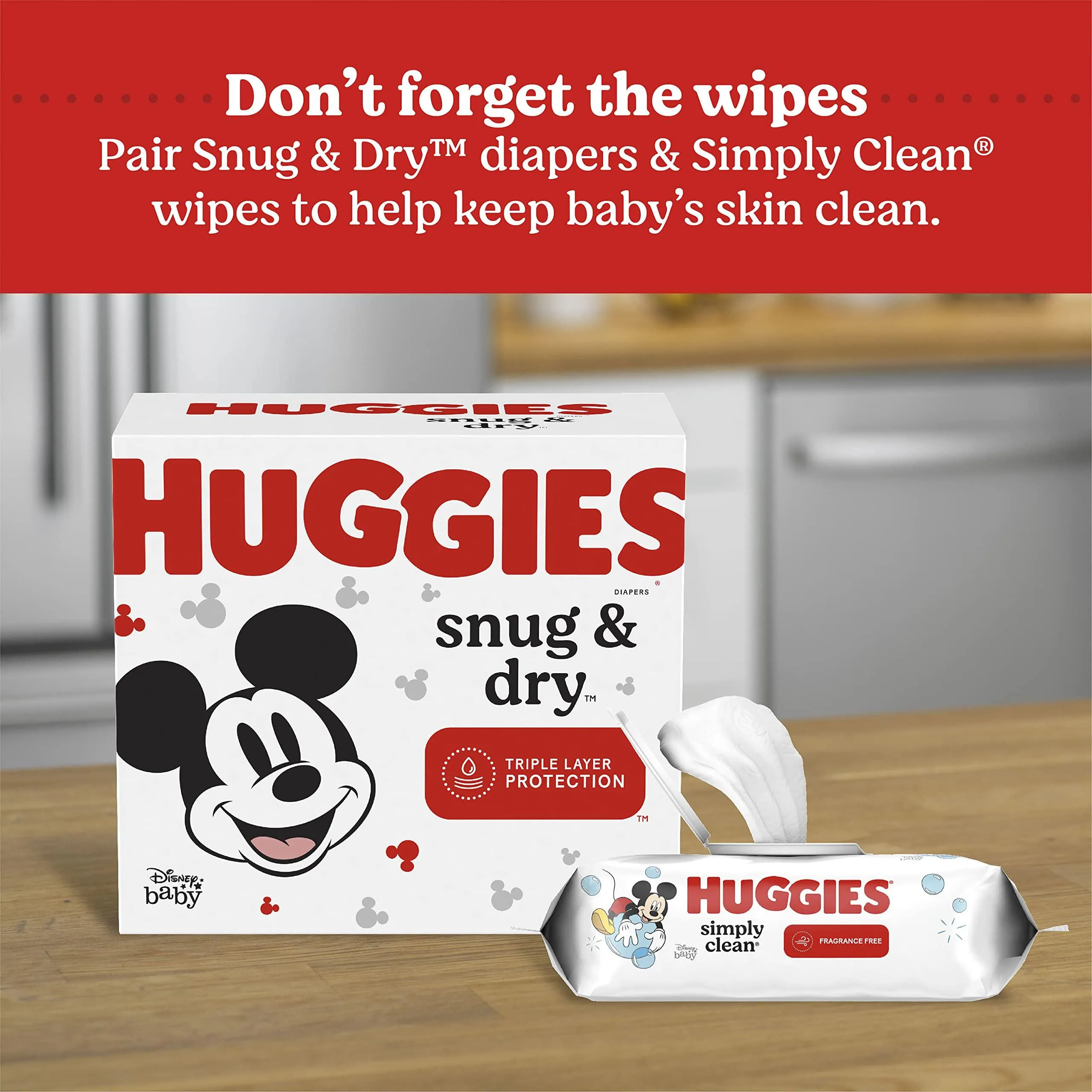 Huggies Snug & Dry Disposable Baby Diapers, Size 5, 132 Count