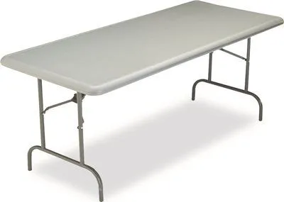 Indestructable Too 1200 Series Resin Folding Table 72W X 30D X 29H Charcoal