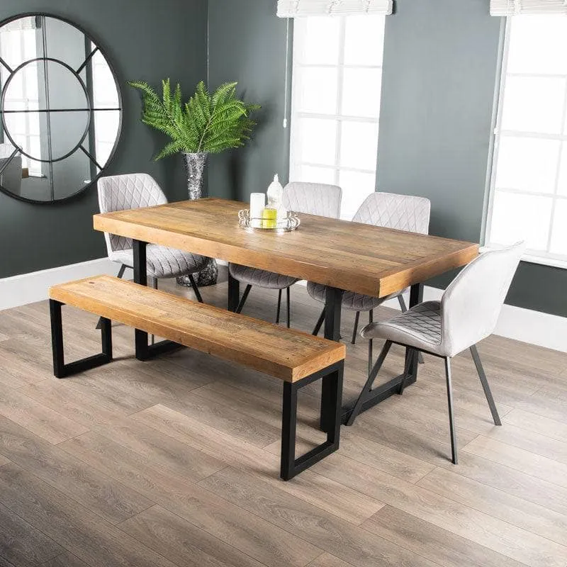 Lincoln Fixed Table & Vancouver Silver Chairs - Multiple Configurations