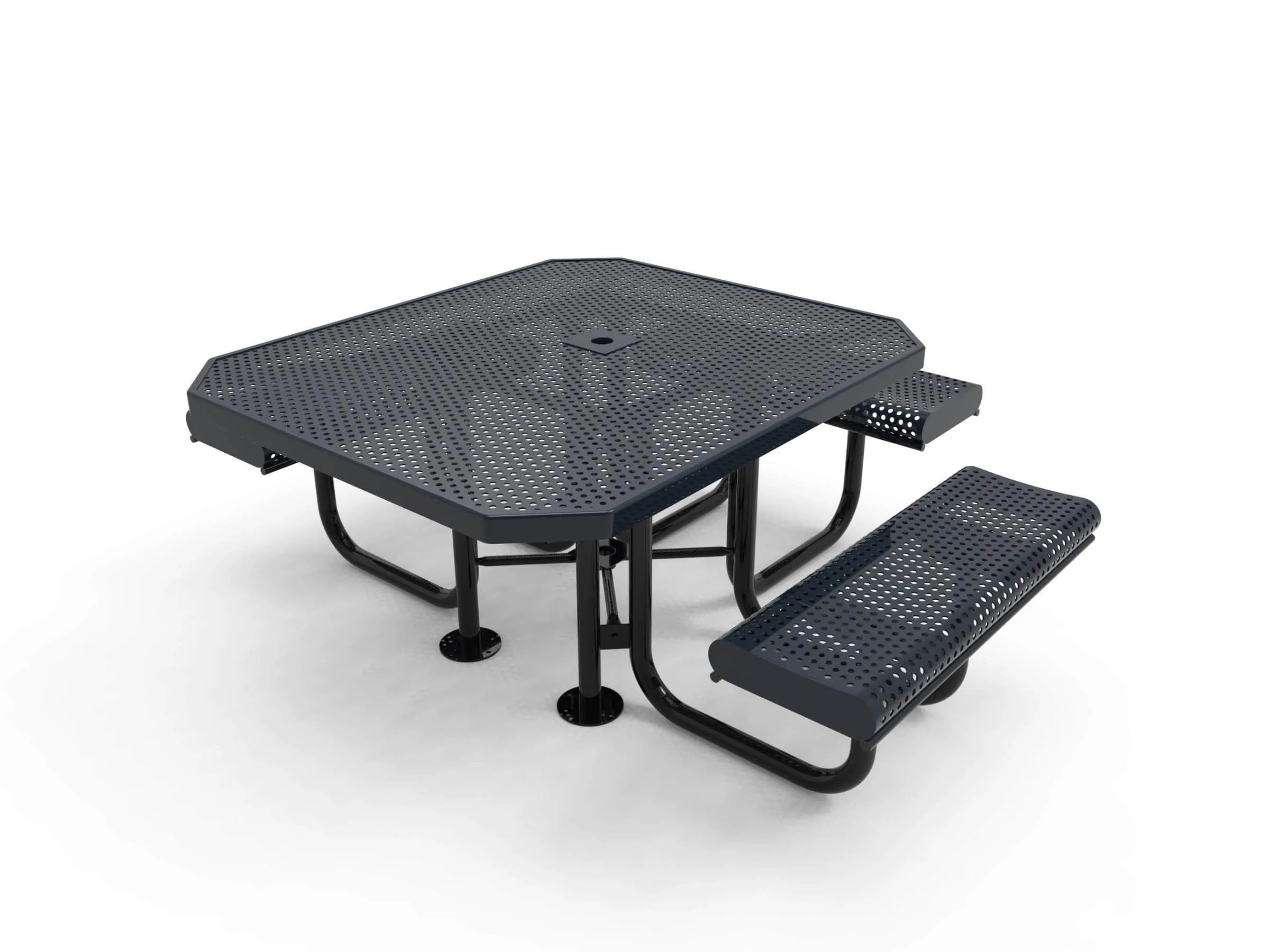 Octagon Rolled Portable Table - Circular Pattern