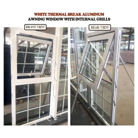 OEM types of window grills square grill simple windows design