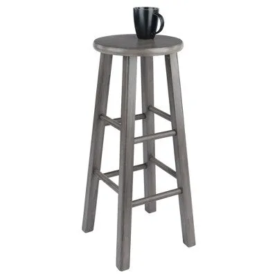 Open Box - 29" Ivy Barstool Rustic Gray - Winsome