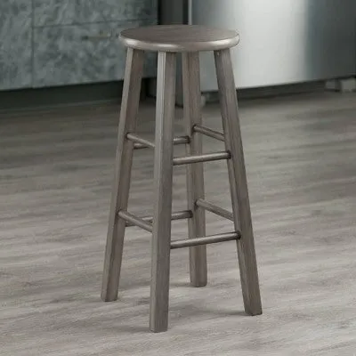 Open Box - 29" Ivy Barstool Rustic Gray - Winsome