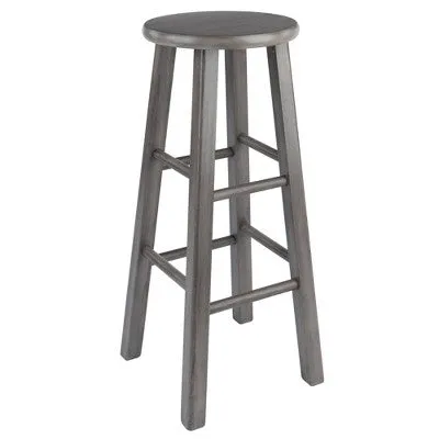 Open Box - 29" Ivy Barstool Rustic Gray - Winsome