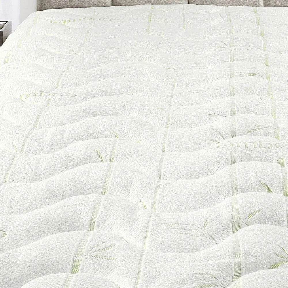 Plush Bamboo Jacquard Mattress Pad