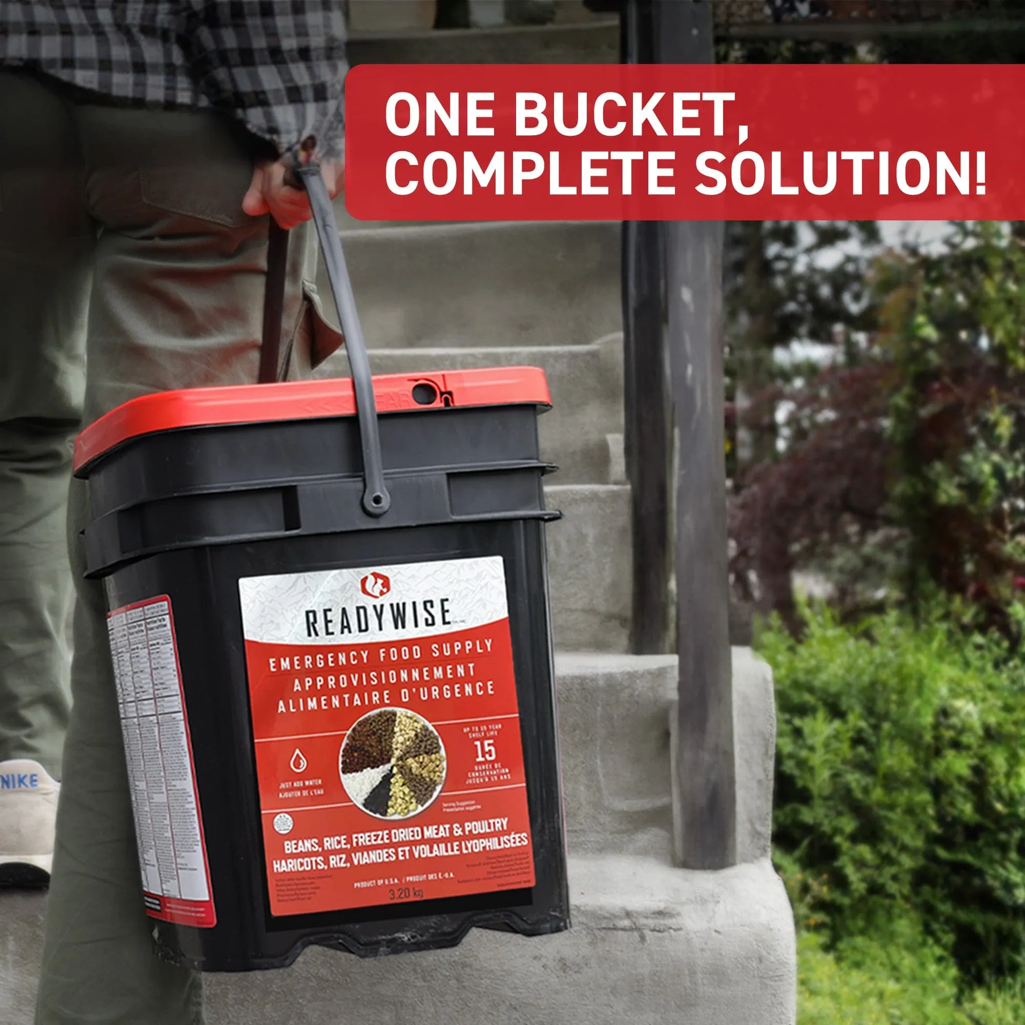 ReadyWise 120 Serving Vegetable Bucket Combo