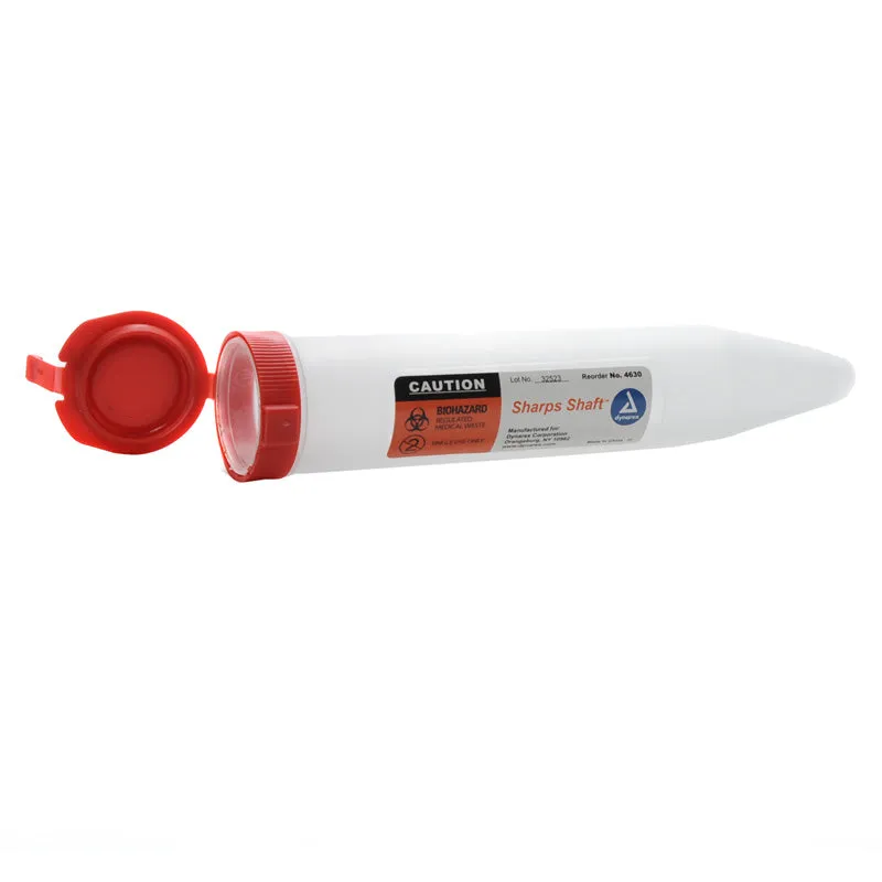 Sharps Shaft Syringe Holder Transport Container