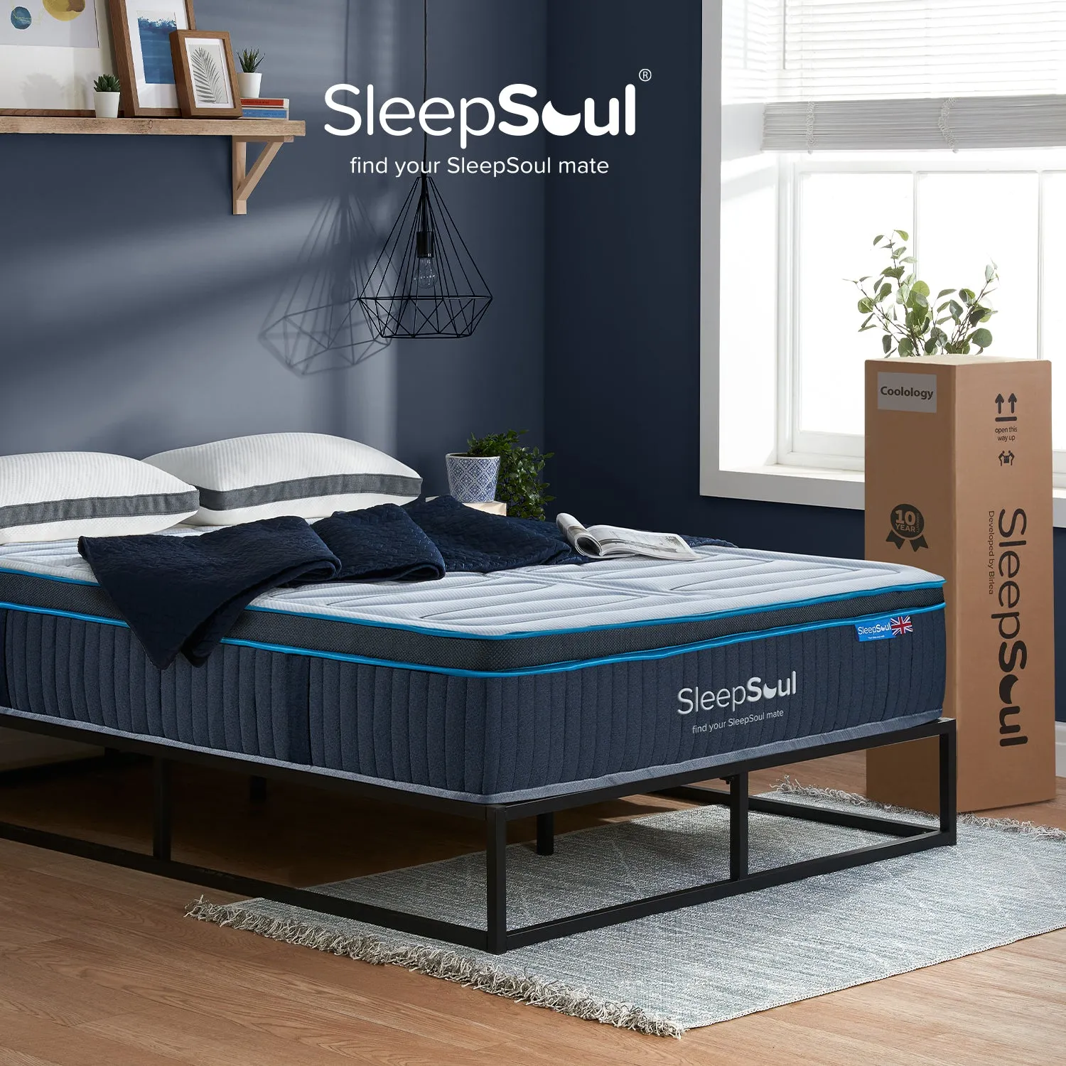 SleepSoul Coolology 1200 Pocket Cool Gel Mattress 150X200