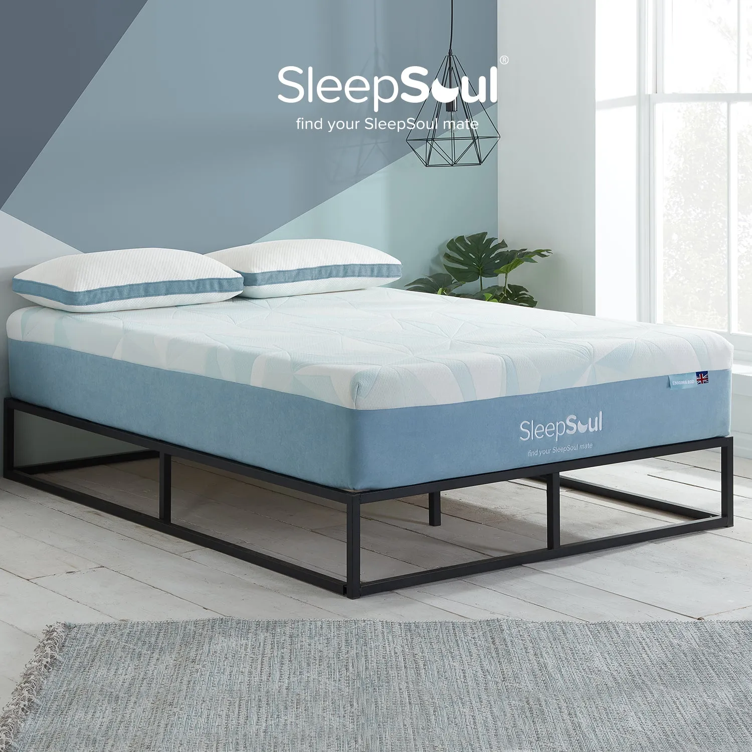 SleepSoul Enigma 800 3 zone Pocket Pocket Spring Mattress 180X200