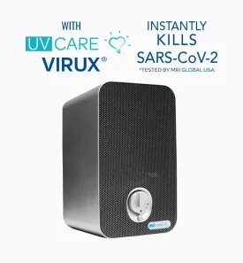 UV Care Desk Air Purifier w/ Medical Grade H13 HEPA Filter & ViruX Patented Technology