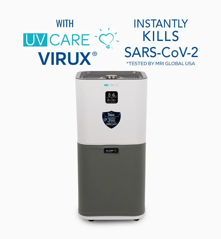 UV Care Super Plasma Air Pro w/ Medical Grade H14 HEPA Filter & ViruX Patented Technology