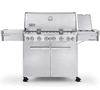 Weber Summit S670 – 6 Burners Stainless Steel Gas BBQ Grill