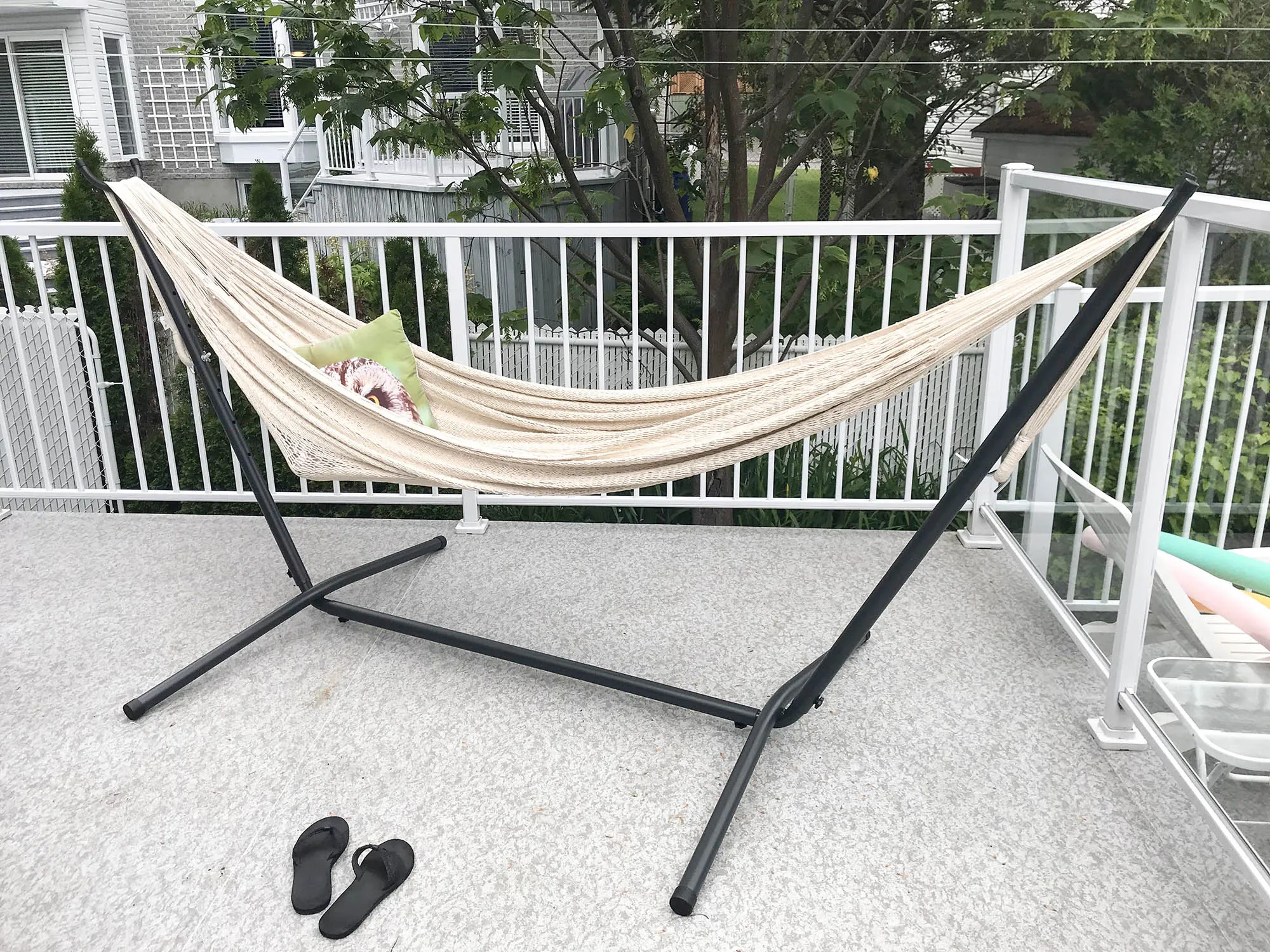 XL Thick Cord Mayan Hammock with Universal Stand