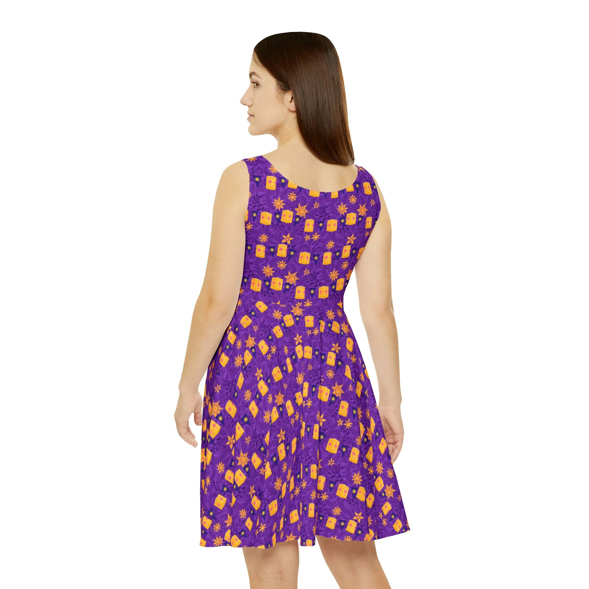 Yellow Lanterns Women's Skater Dress