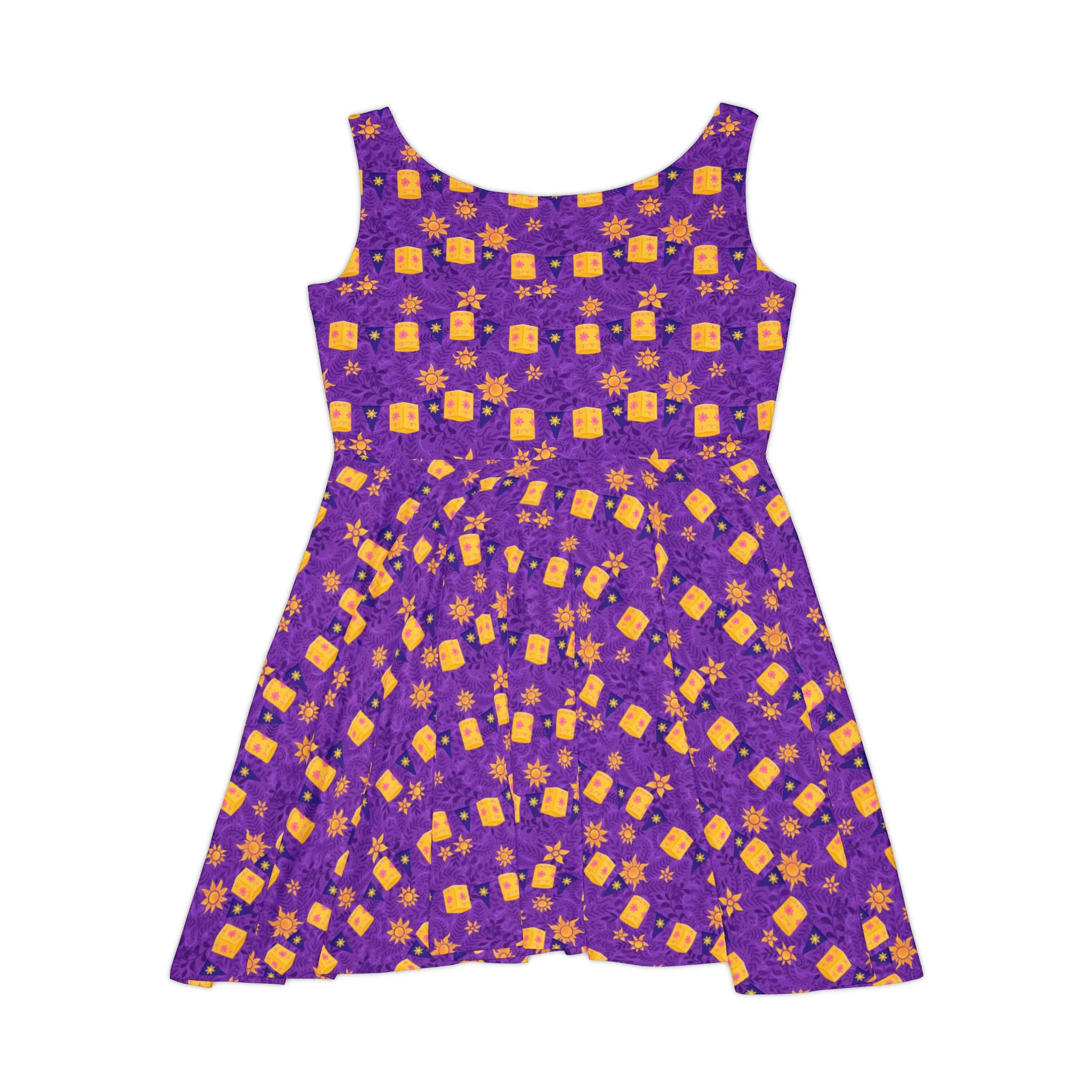 Yellow Lanterns Women's Skater Dress